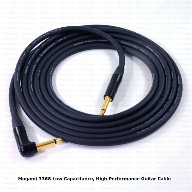 MOGAMI 3368 PREMIUM Guitar Cable - Low capacitance for purest high quality sound