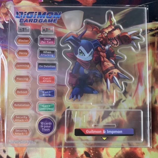 4) Digimon Adventure Box 2 Figure Agumon Veemon Tyrannomon Memory Counter  Set