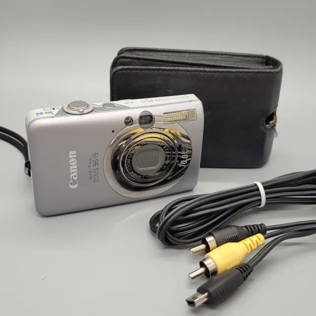 Canon PowerShot SD1200 IS IXUS 95 IS 10.0MP Compact Digital Camera Silver Tested
