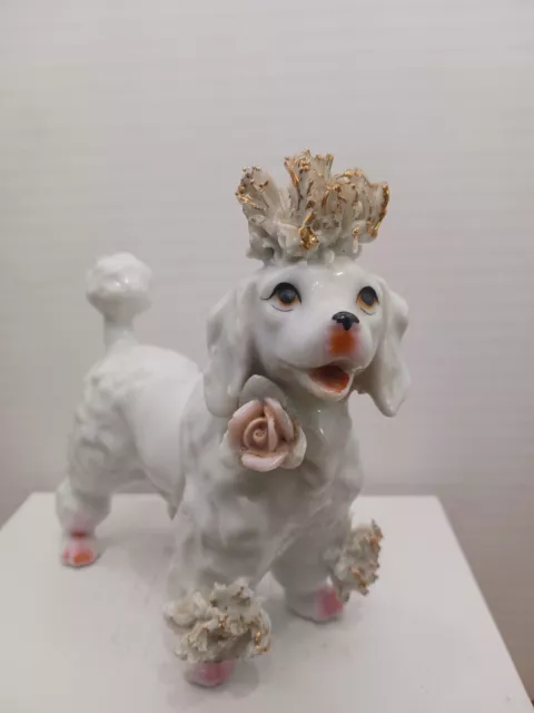 Vintage Spaghetti Poodle Figurine