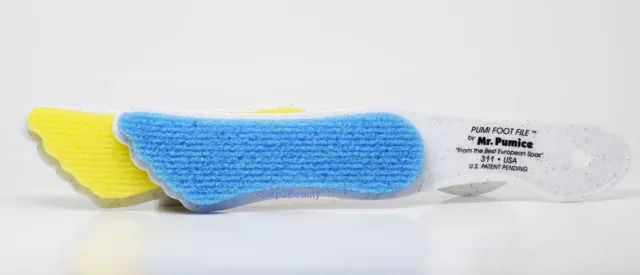 Mr Pumice Double Sided Pumi Foot File Callus Remover Assorted Color (Pack of 2)