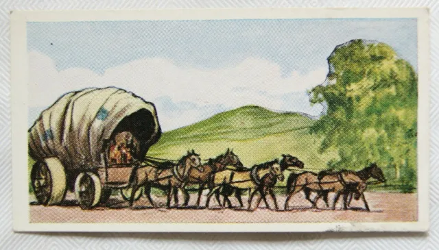 1961 Cooper's Tea card Transport through the ages No. 19 Stage Wagon