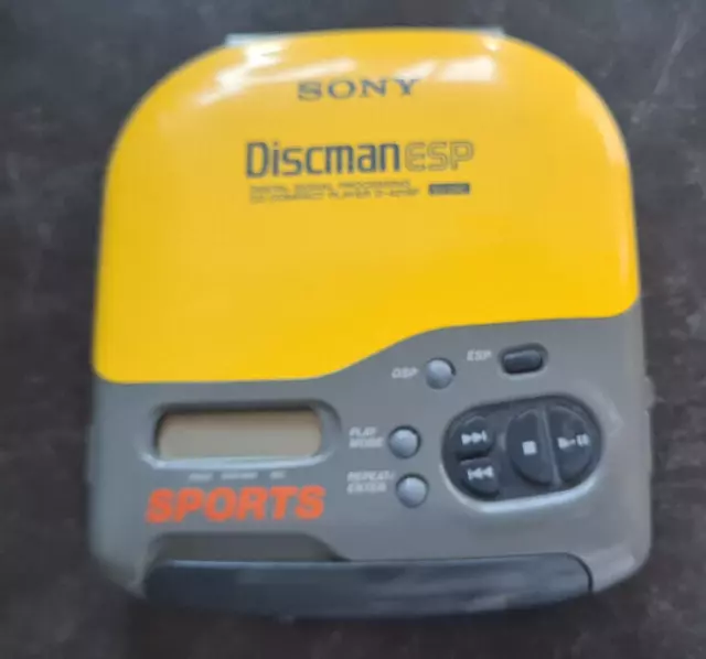 CD Player Sony Discman D-421SP Sports ESP Gebraucht Funktionsfähig