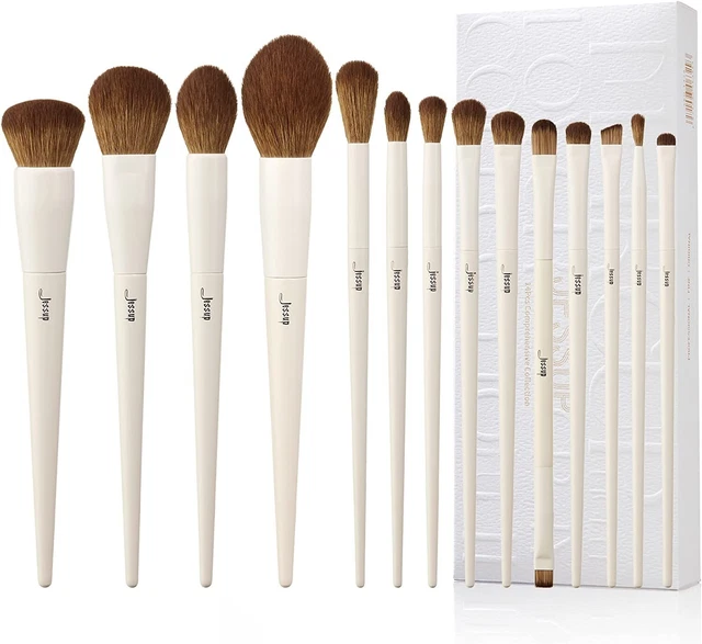Jessup Pennelli Make Up 14 pezzi Vegano Set Pennelli Make Up Professionali Fondo