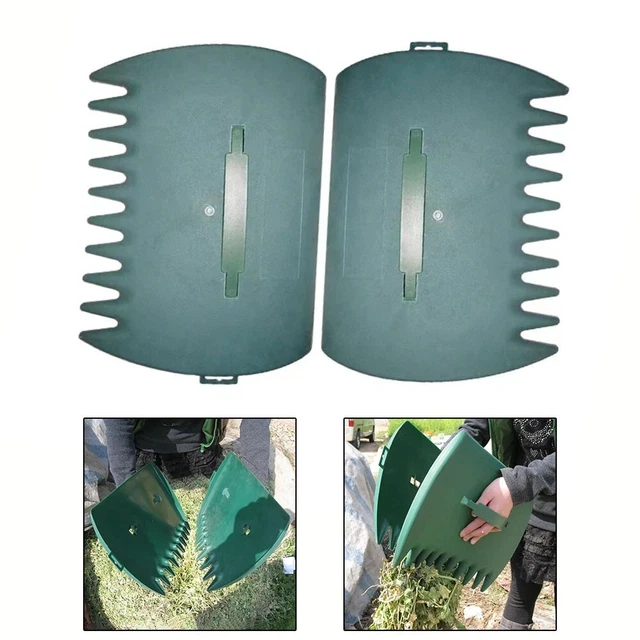 Outil en plastique à feuilles d'extérieur pour râteau à feuilles et jardinag