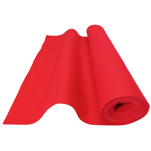 3mm Textilfilz Bastelfilz Meterware 500g/m2 100cm br. 0.1Lfm OEKO-TEX Rot