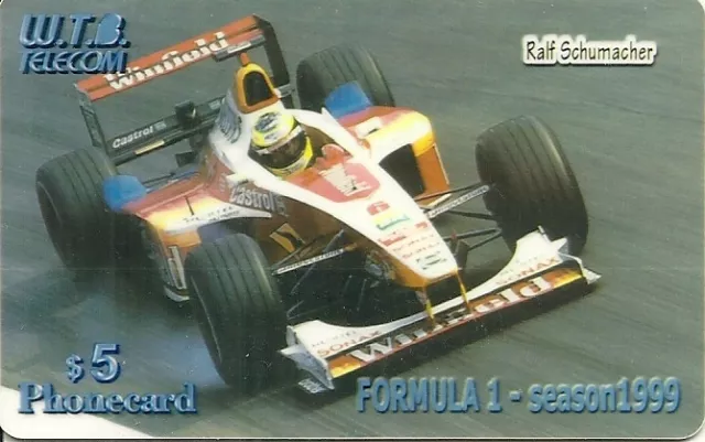 Rare / Phonecard Prepaid - Formule 1 Ralf Schumacher / Pilote De F1