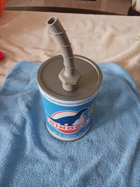 Disney Parks Dinoco Blue Motor Oil Can Souvenir Cars Cup - Whirly Drink Works