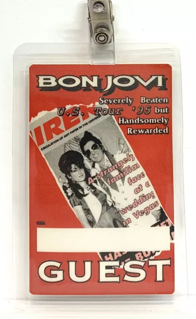 Bon Jovi Backstage Pass U.S. Tour ‘95 Severely Beaten But Handsomely Rewarded