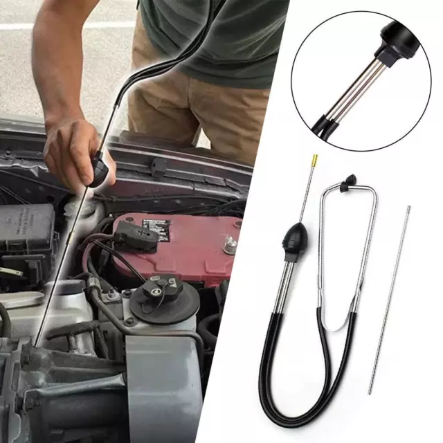 Auto Mechanics Cylinder Stethoscope Car Engine Diagnostic Tool Hearing Tool K