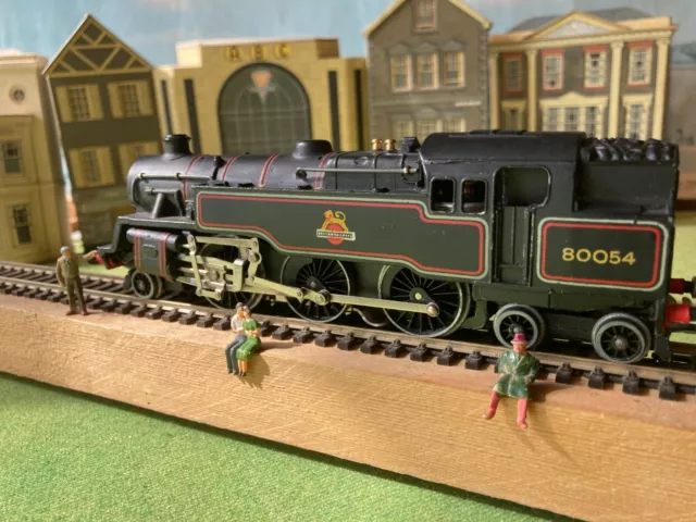 Hornby Dublo  EDL18, 3 rail  Class 4MT Standard 2-6-4T 80054 in BR Black
