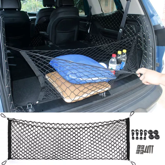 Car Trunk Cargo Nylon Elastic Net Mesh Storage Organizer Holder Kits Accessories