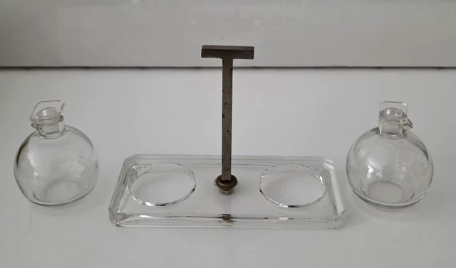 Huler vnagrer ancen en verre et or , scoubdou , vntage franças