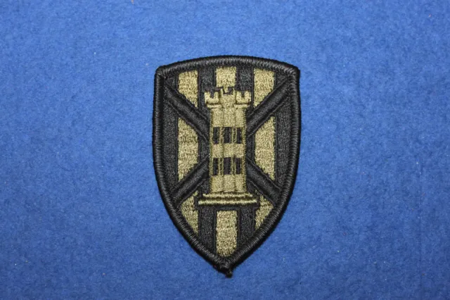 S5114: US badge Abzeichen Stoffaufnäher 7. ENG. Brigade 7,5x5cm
