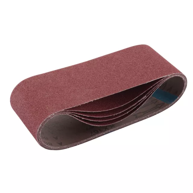 Draper Cloth Sanding Belt, 100 x 610mm, 80 Grit (Pack of 5) 09248