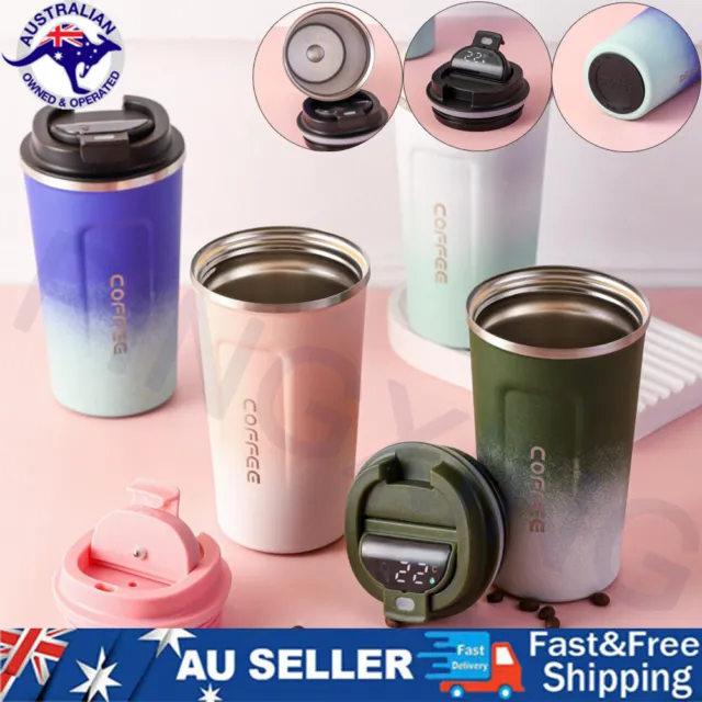 Stainless Steel Vacuum Insulated Mug Smart Travel Coffee Mug Insulated Mug