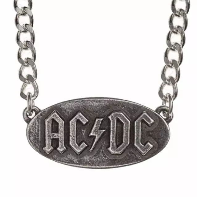 AC/DC LOGO PENDANT ALCHEMY ROCKS Let There Be Rock OFFICIAL MERC + VELVET POUCH