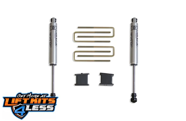 MaxTrac Suspension 901340F 4" Lift Blocks And UBoltsfor 2007-2018 Silverado 1500