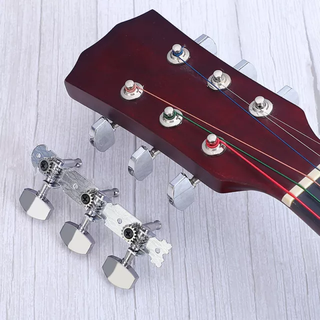 Accessoires de bouton de guitare 6 PCS Guitar String Tuning Nails Triple