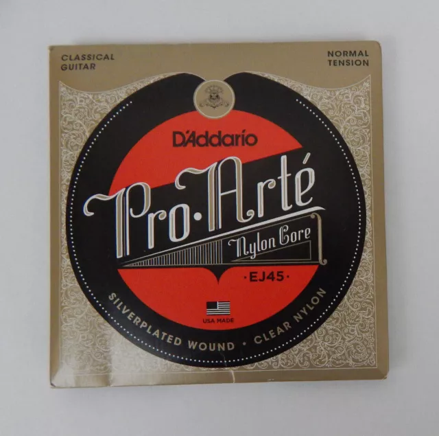 D'Addario EJ 45 Pro Arte Nylonsaiten Gitarren-Saiten Saiten für Classic Gitarre