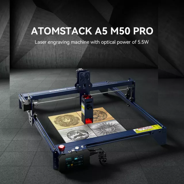 ATOMSTACK A5 M50 Pro Laser Engraving Machine Engraver Cutting Machine EU|US Plug