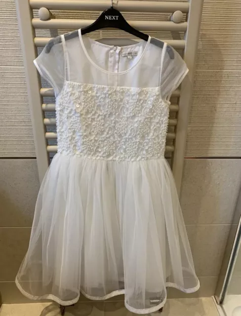 Girls John Rocha Ivory Bridesmaids Holy Communion Flower Girl Dress Age 12 Years