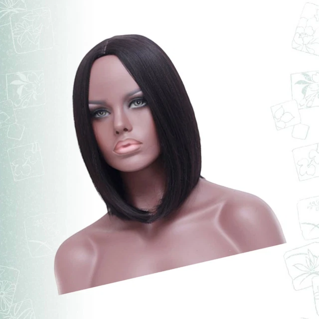 Perruques De Vrais Cheveux Perruques Courtes De Cheveux Humains Cheveux Raides