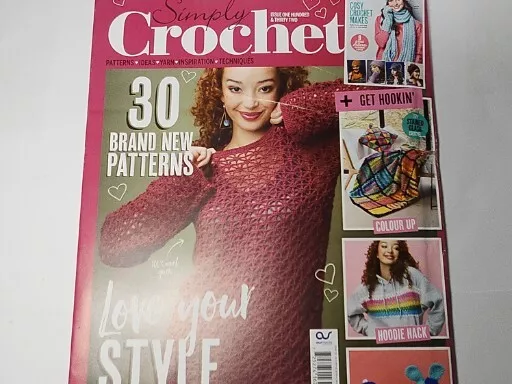 Simply Crochet 2 Magazine Bonus Pack Issue 132 Magazine" 30 Brand New Patterns