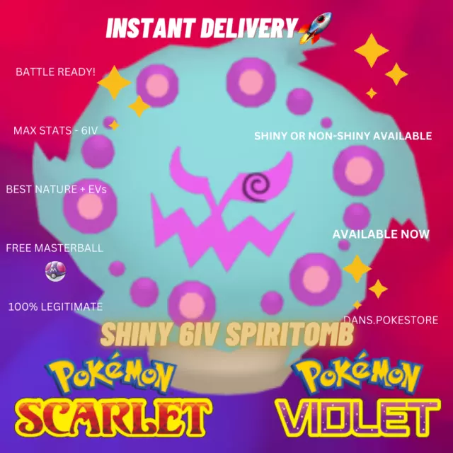 ✨ SHINY SPIRITOMB ✨ MAX EFFORT ✨ Shiny Pokemon Legends Arceus ✔️ FAST  SHIPPING