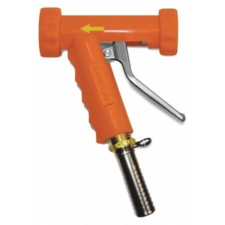 Sani-Lav N8s20 Pistol Grip Spray Nozzle, 3/4" Female, 150 Psi, 8.9 Gpm, Safety