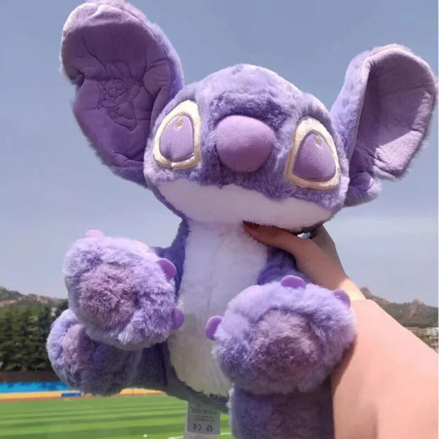 DISNEY LILO STITCH Purple Plush Doll Toys Kawaii Soft Stuffed Cartoon Gifts  $20.76 - PicClick AU