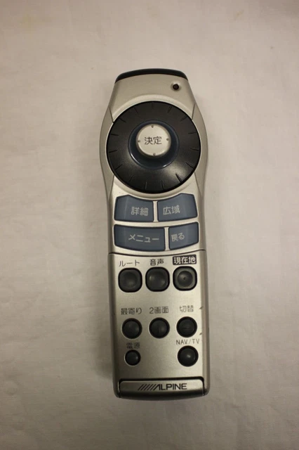 Genuine Alpine Rue-4168 Radio Cd Remote Control Japanese Keys Genuine