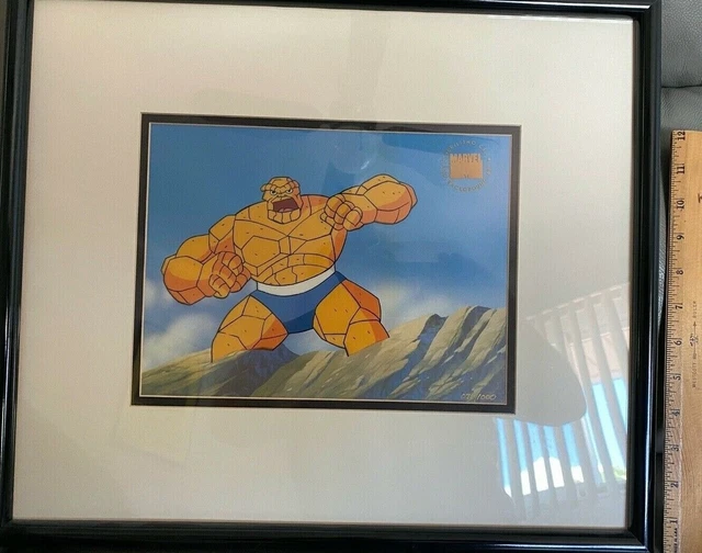 FANTASTIC FOUR 1995 BEN GRIMM THE THING -Fantastic Four CEL MARVEL- w/COA-MINT++