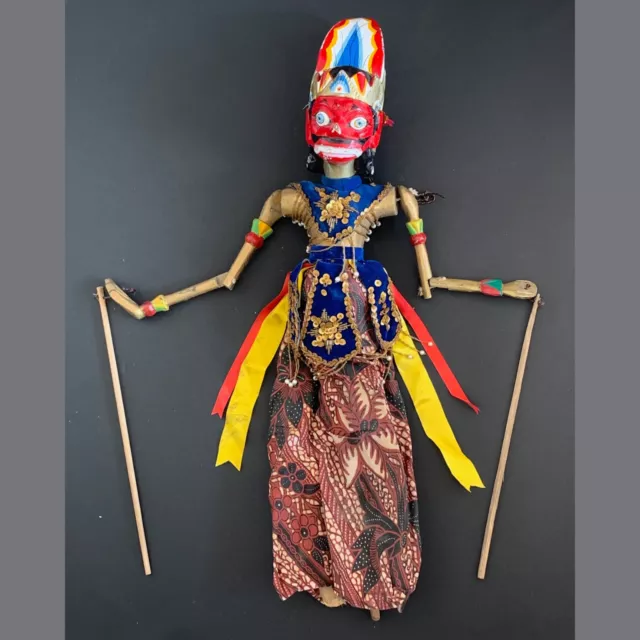 "Títere de palo tradicional Wayang Golek Java/Bali Indonesia 23"