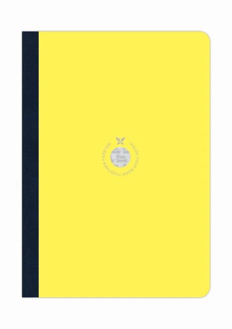 Flexbook Smartbook Foderata 160 pagine copertina carta ecologica 17*24 cm/foderata/gialla
