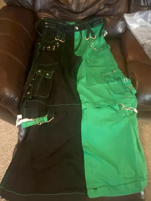 TRIPP NYC - BONDAGE PANT GREEN PLAID