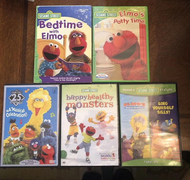 SESAME STREET DVD Lot NEW Follow That Bird/Elmo Says Boo/Visits the Dr