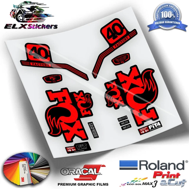 Fox 40 Pro Fork Stickers Issue Series Wp222 Aufkleber Decals Autocollants