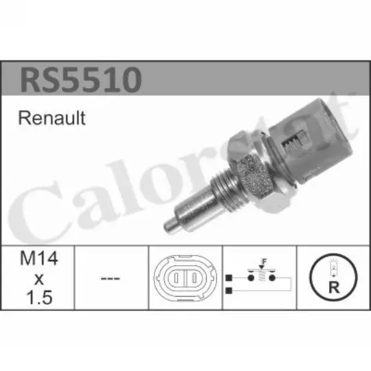 RS5510 CALORSTAT by Vernet Contacteur, feu de recul pour RENAULT OPEL NISSAN