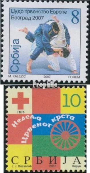 Briefmarken Serbien 2007 Mi Z7,Z9 postfrisch