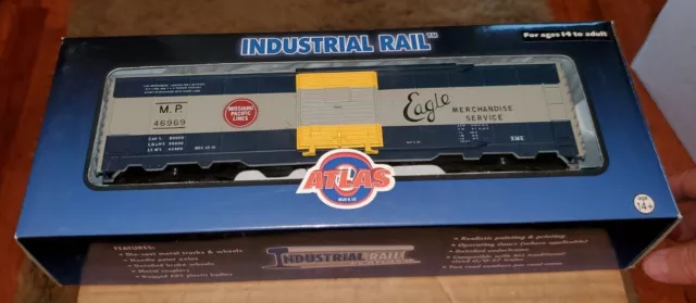 AtIas Industrial Rail / Missouri Pacific Eagle Merchandise #46969 Boxcar / 3R O