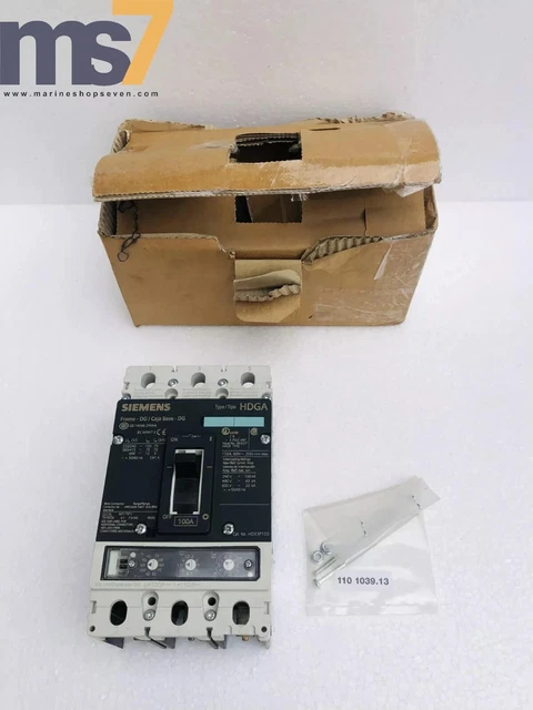 B3100HH SIEMENS 100AMP 3POLE 240V 65KA NEW - Foto 3