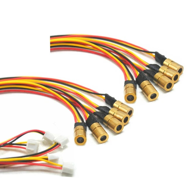 10pcs 5V Mini 980nm 30mw Infrared Laser ModuleIR Dot w/ TTL 0-15KHz 8x13mm