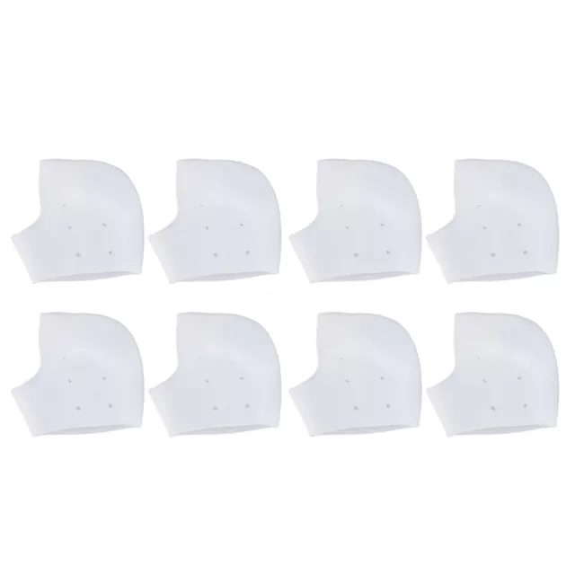 4 Pairs Silicone Heel Protectors Eliminate Cracks Elastic Heel Covers Heel IDS