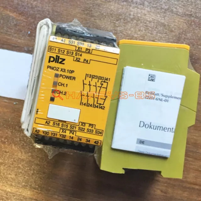 1 pz relè di sicurezza nuovo Pilz Pnoz X3.10P 777314