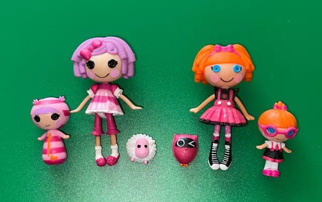 Lalaloopsy Mini Dolls Sisters & Pets Lot #5684