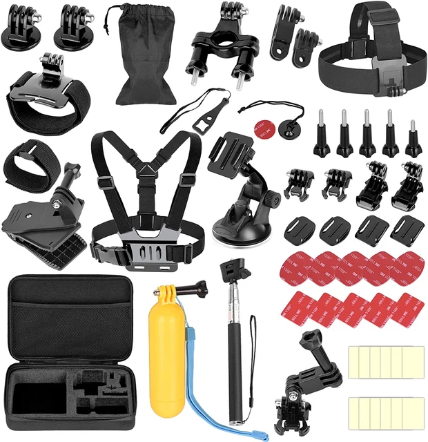 EMART Action Camera Accessories Kit for Gopro Hero 11 10 9 8 7 6 5 4 3+, 53 in 1