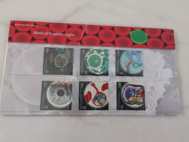 Royal Mail Mint Medical Breakthroughs P/Pack Code 446  16/09/2010