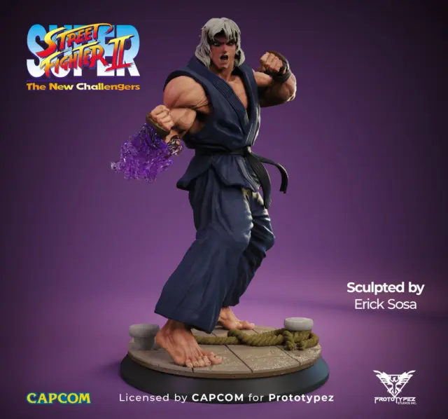 PROTOTYPEZ Street Fighter 2 Violent Ken Masters ¼ Quarter Scale Statue Figure