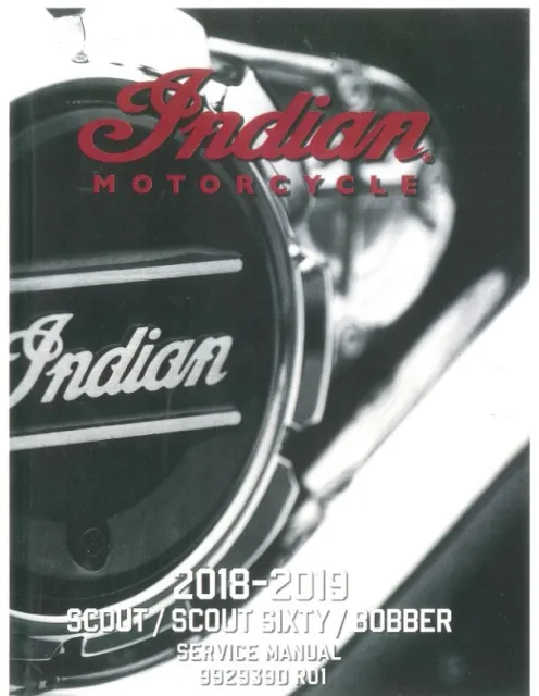 Indian Scout Service Manual | 2018 2019 | Sixty Bobber | CD